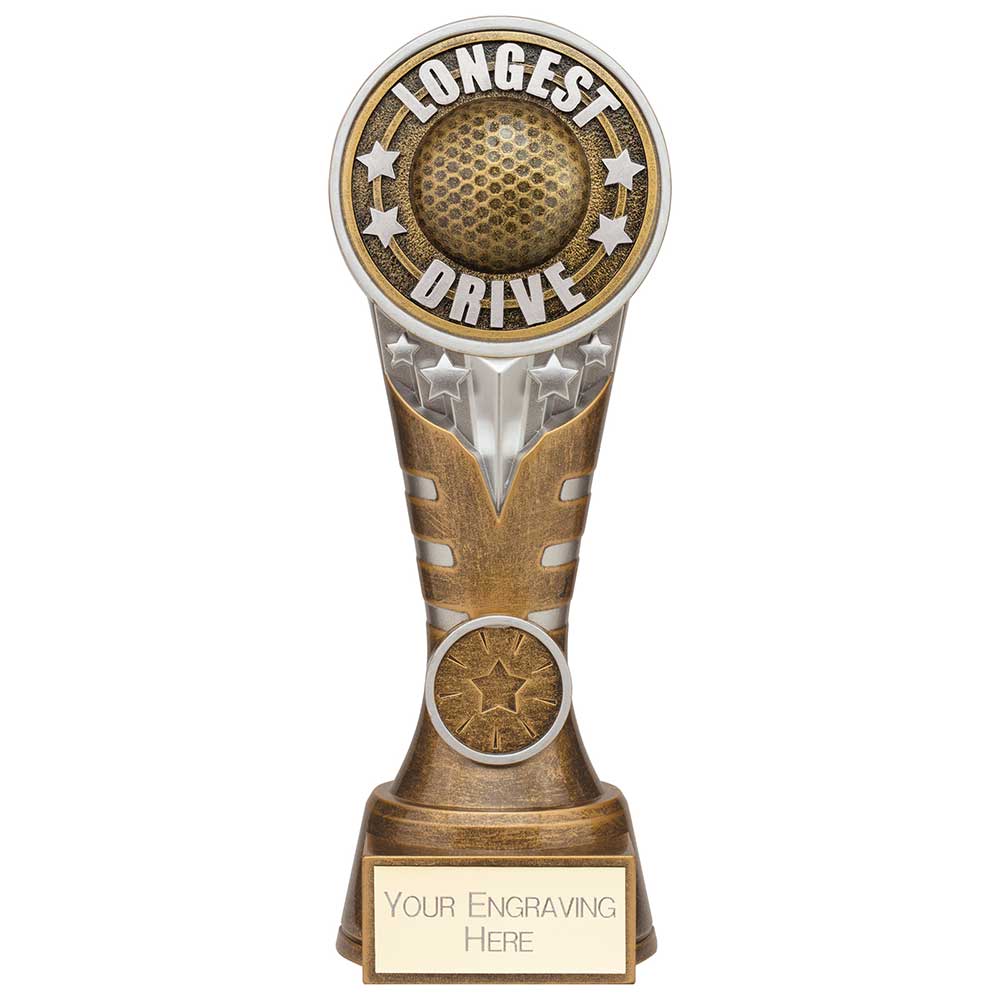 Ikon Tower 'Longest Drive' Award - Antique Silver & Gold