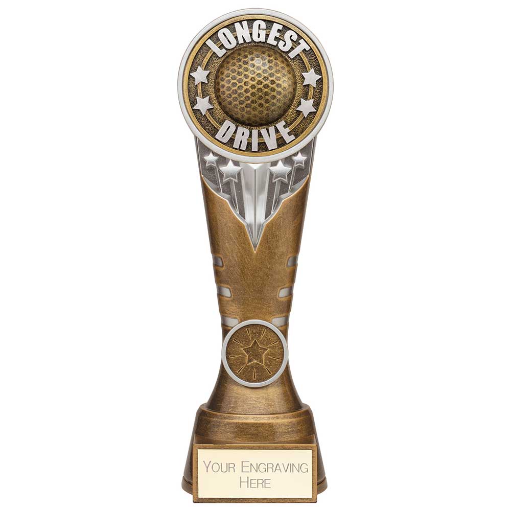 Ikon Tower 'Longest Drive' Award - Antique Silver & Gold