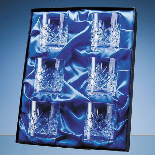 (BOX ONLY) Universal 6 Glass/Award Satin Lined Presentation Box
