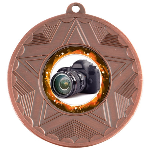 Photography Bronze Star 50mm Medal