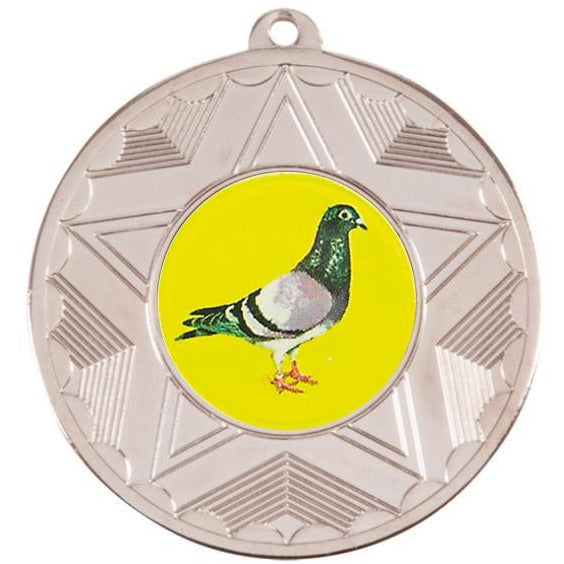 Pigeon Silver Star 50mm Medal