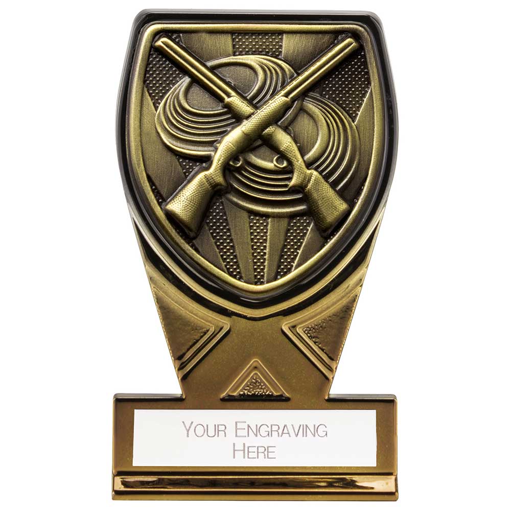 Fusion Cobra Clay Pigeon Shooting Award - Black & Gold