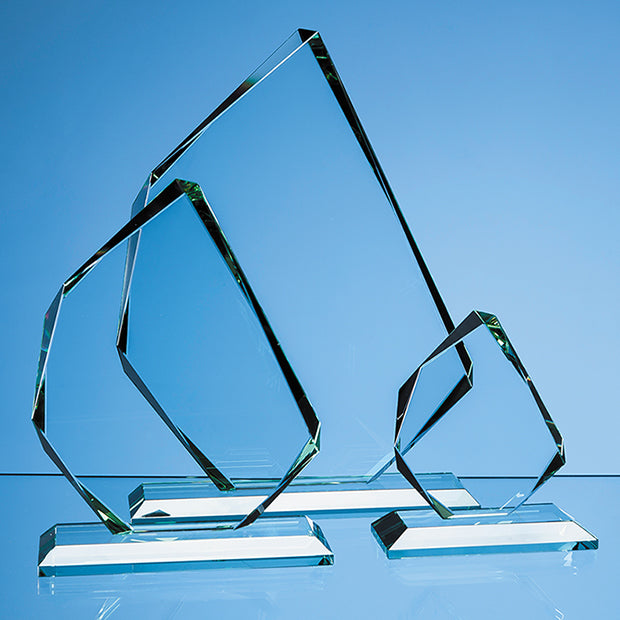 Engraved Jade Glass Ice Peak Award