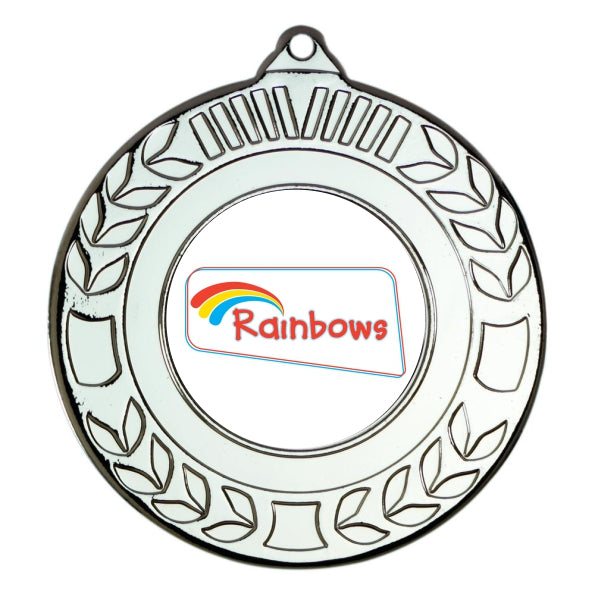 Rainbows Silver Laurel 50mm Medal