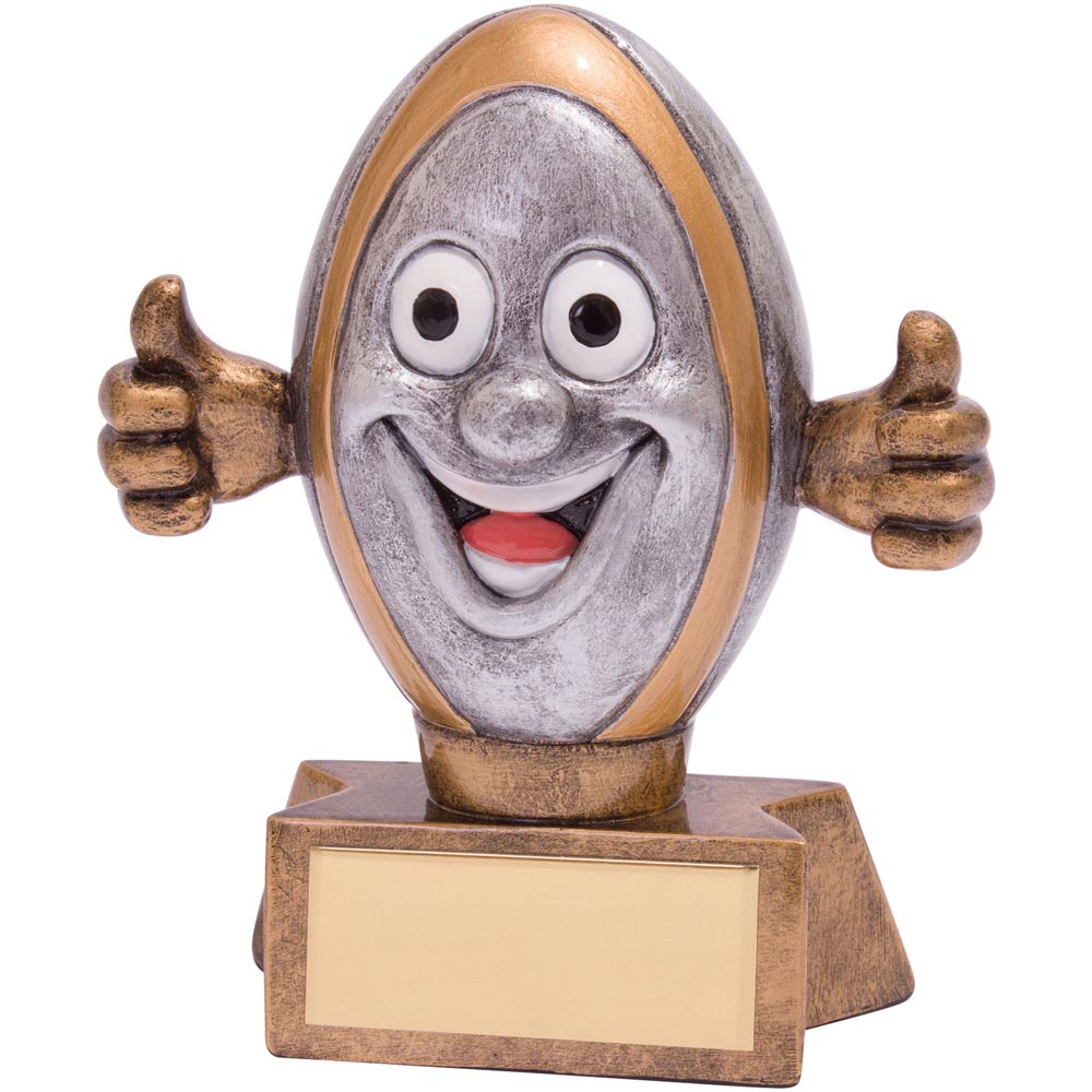 Smiler Rugby Award 95mm