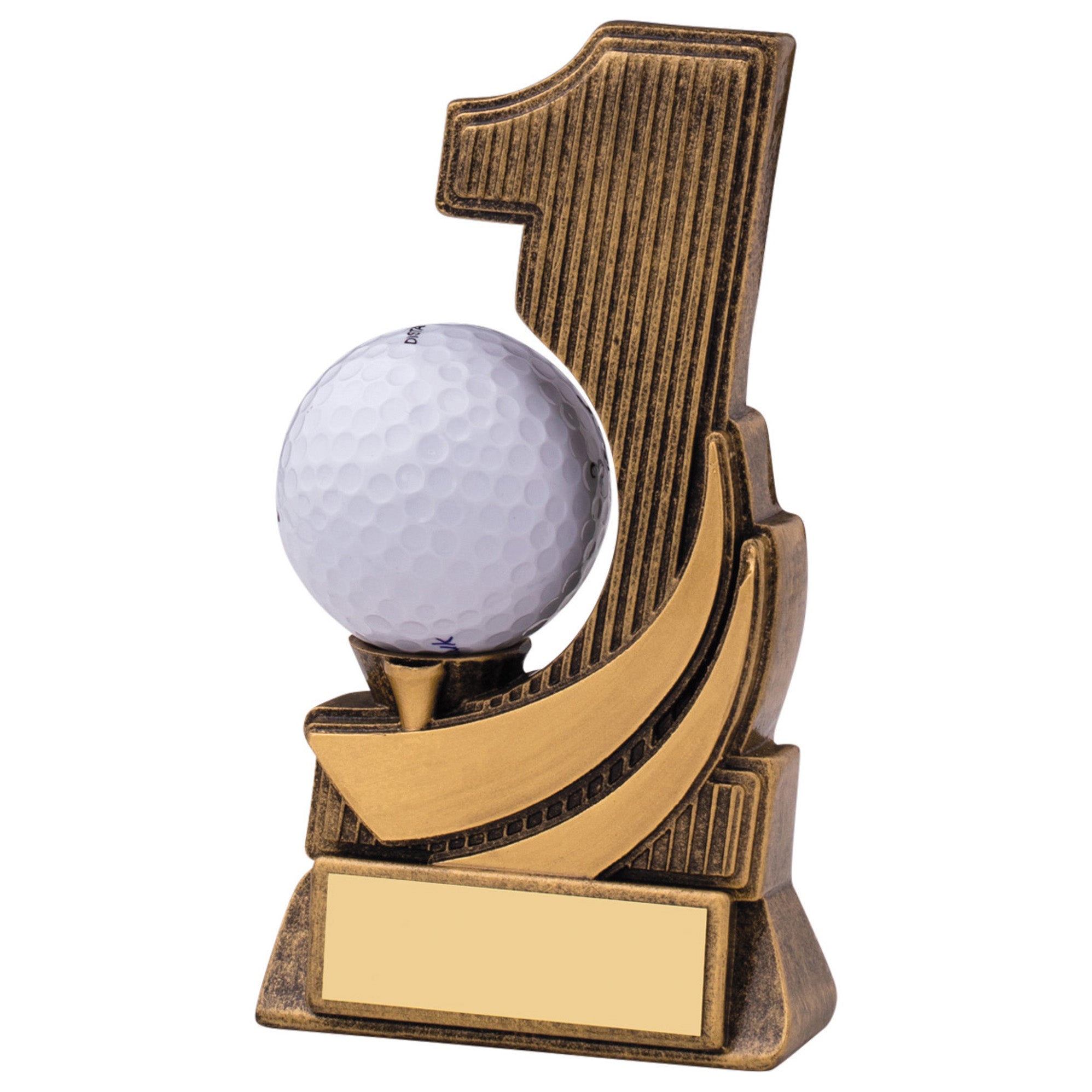 5" Personalised Golf Hole In One Resin Award (Ball Not Included)