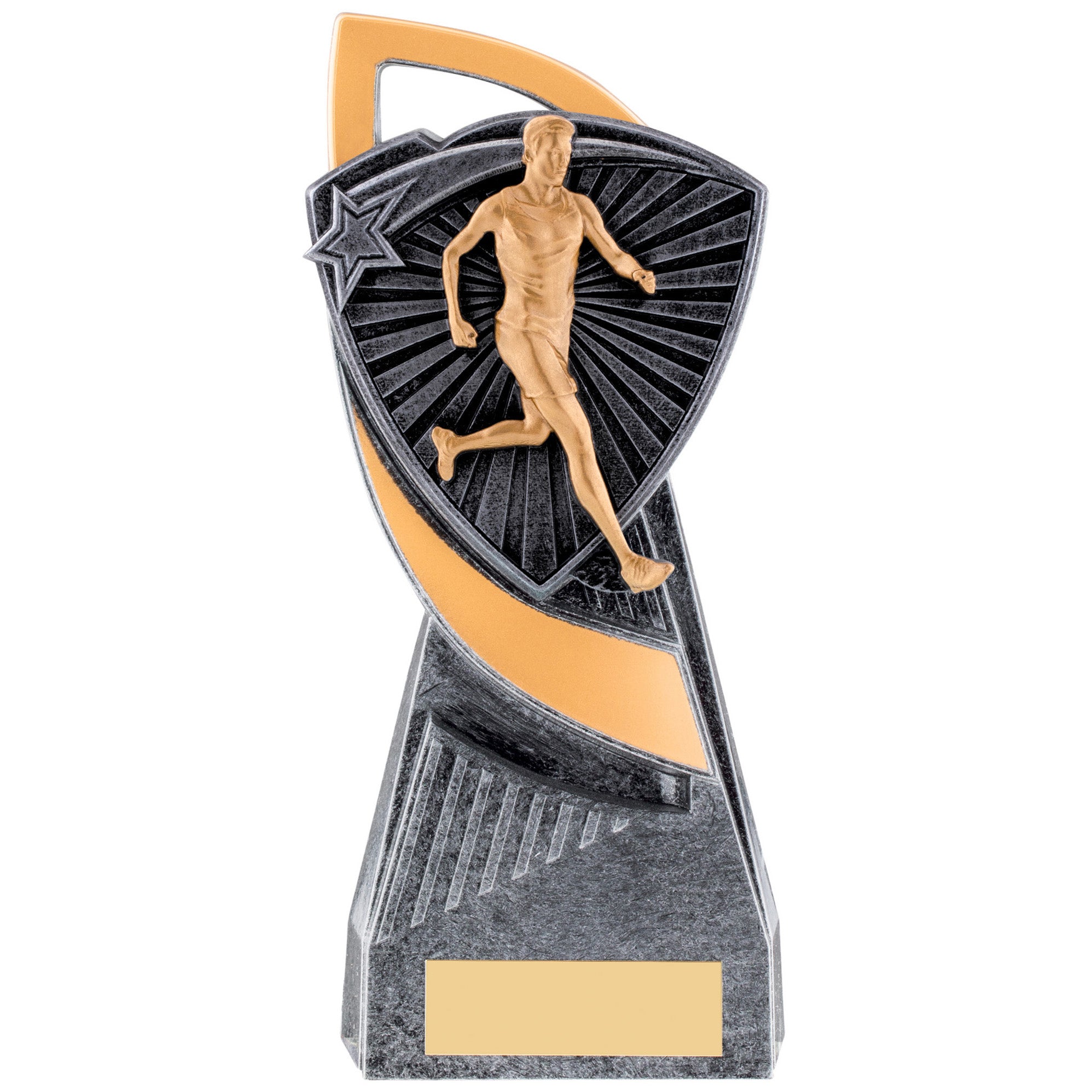 Utopia Male Running Trophy (Gold/Silver)