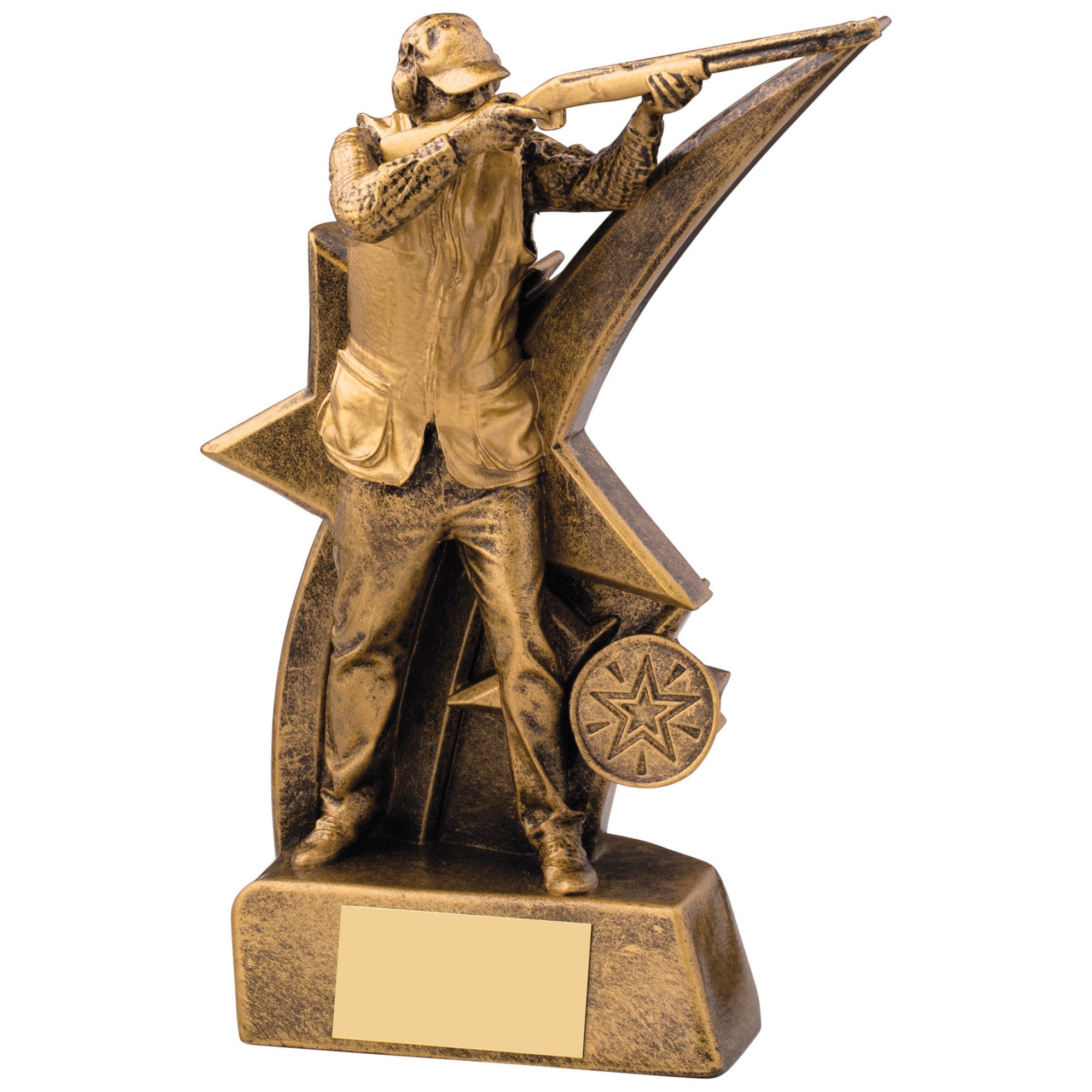 Zodiac Shooting Trophy - Available with Engraving and Custom 1" Centre