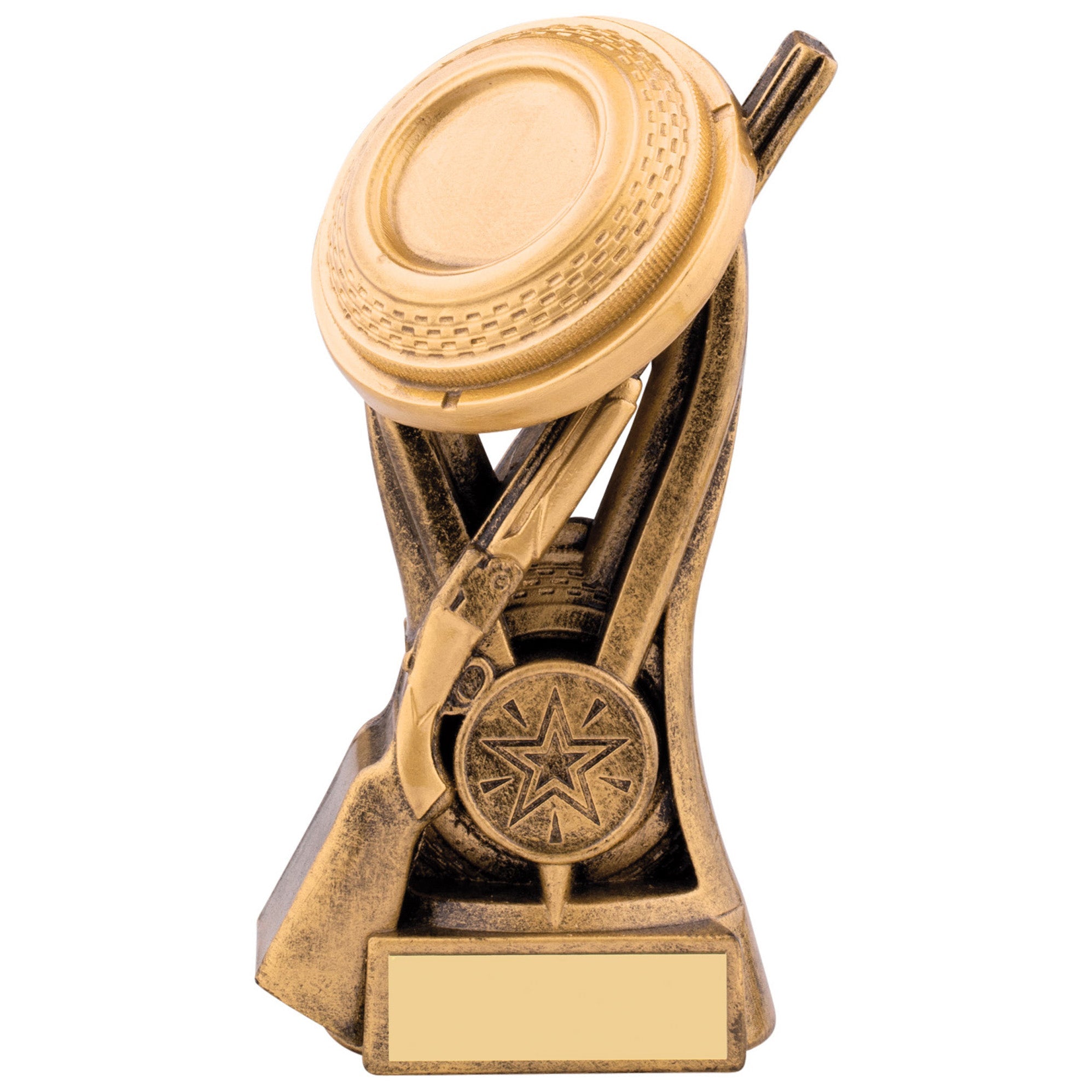 Clay Shooting Trophy - Available with Engraving and Custom 1" Centre