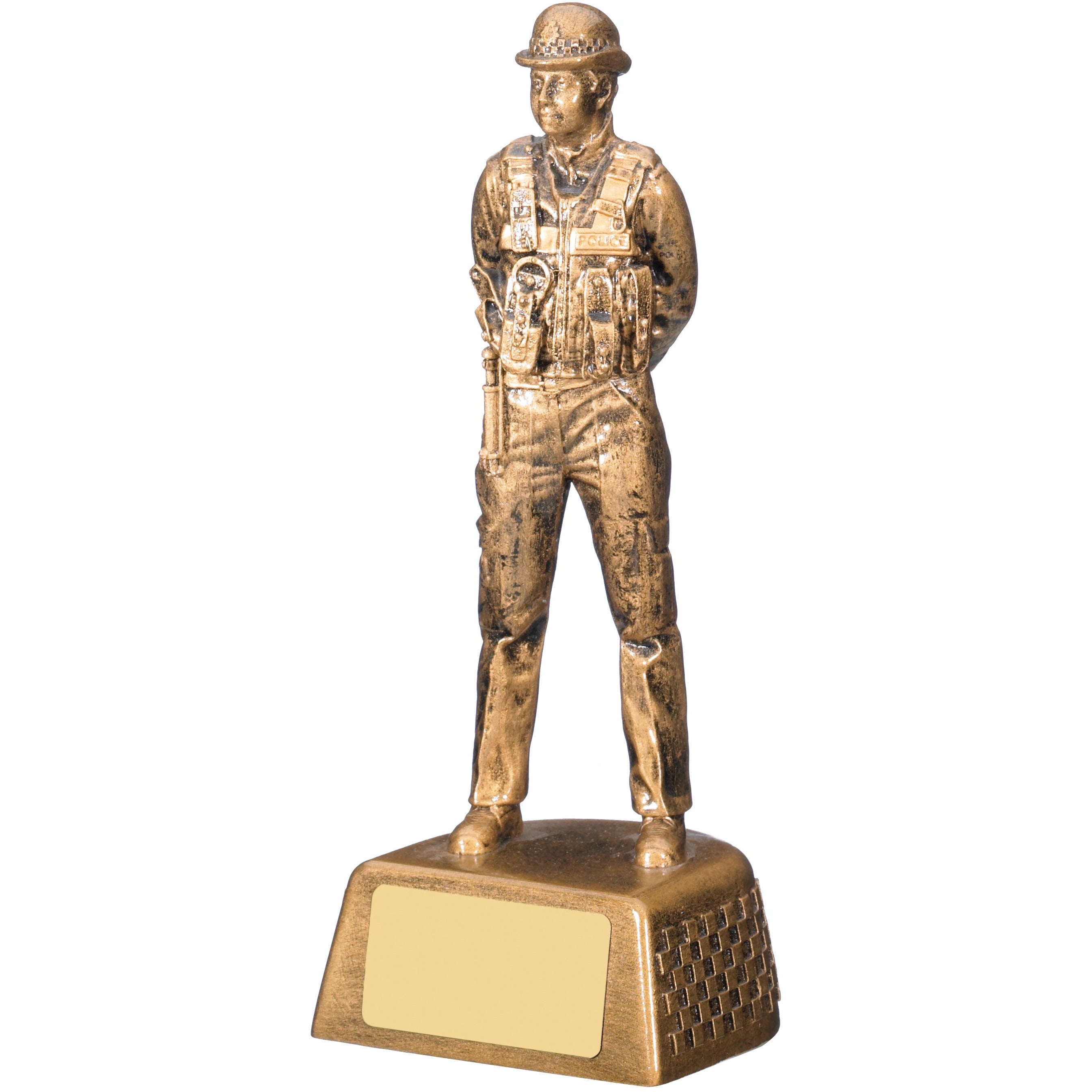 Female Police Officer Figurine Trophy 18.5cm