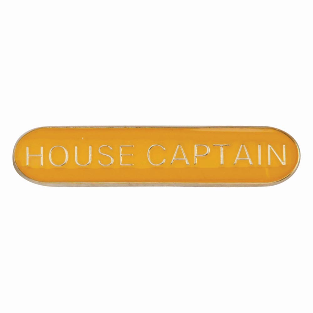 Scholar Bar Badge House Captain Yellow 40mm