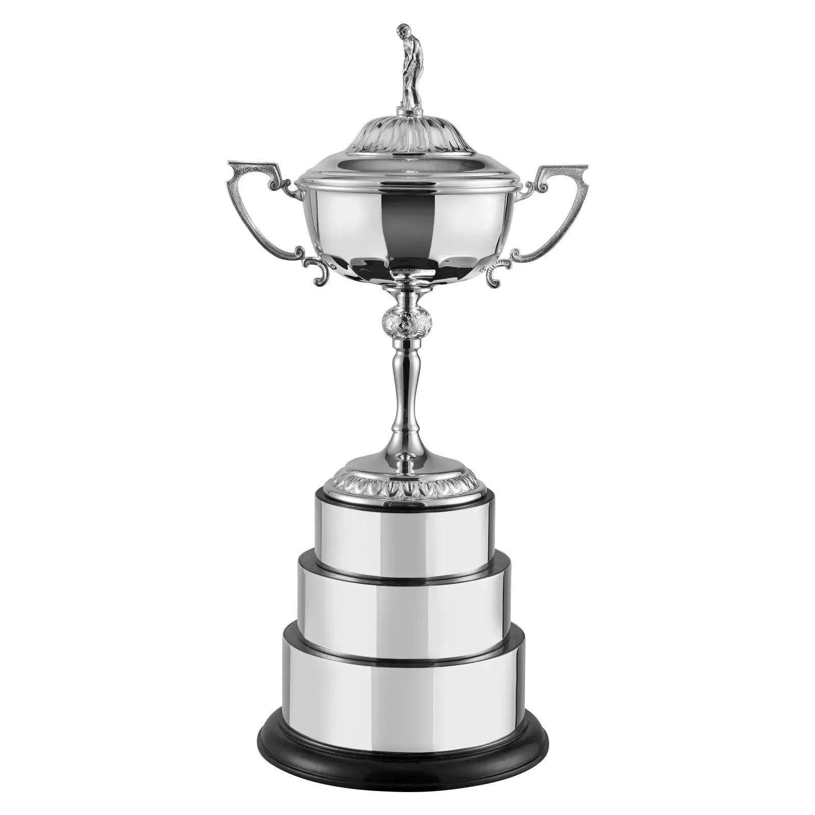17.5in Silver Match Play Ryder Cup on 3-Tier Base
