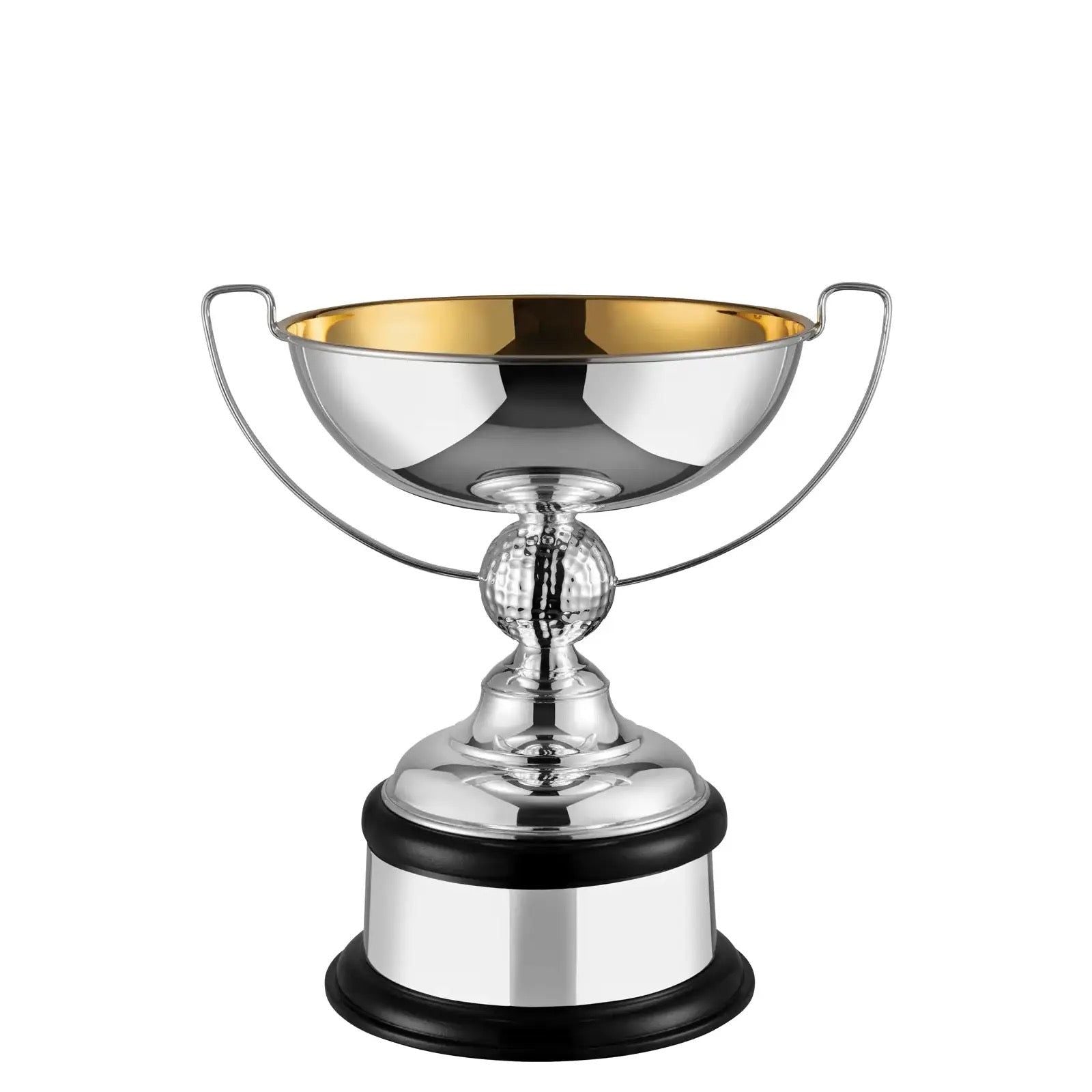 Silver and Gold Plated 12.5in Admirals Golf Cup