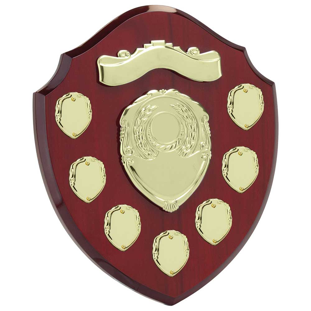 Mountbatten Annual Shield Award - Rosewood & Gold