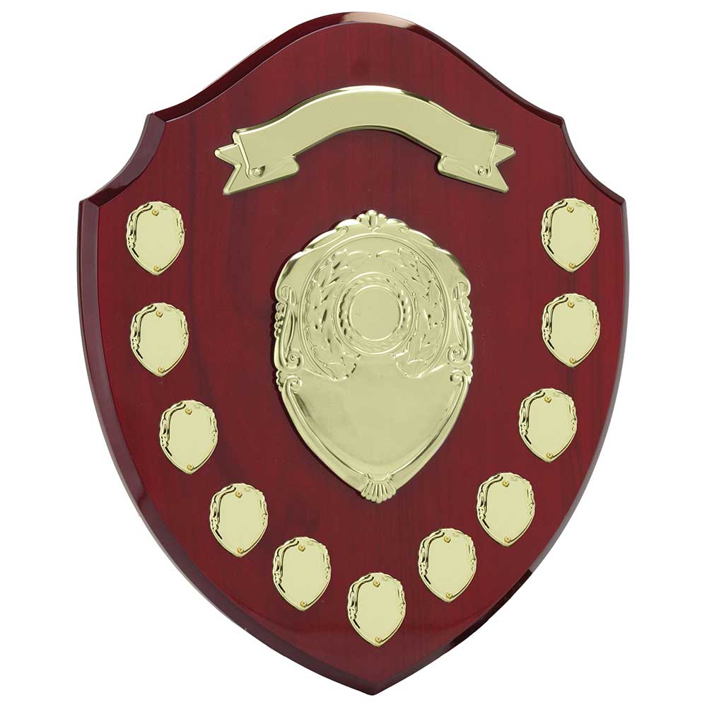 Mountbatten Annual Shield Award - Rosewood & Gold