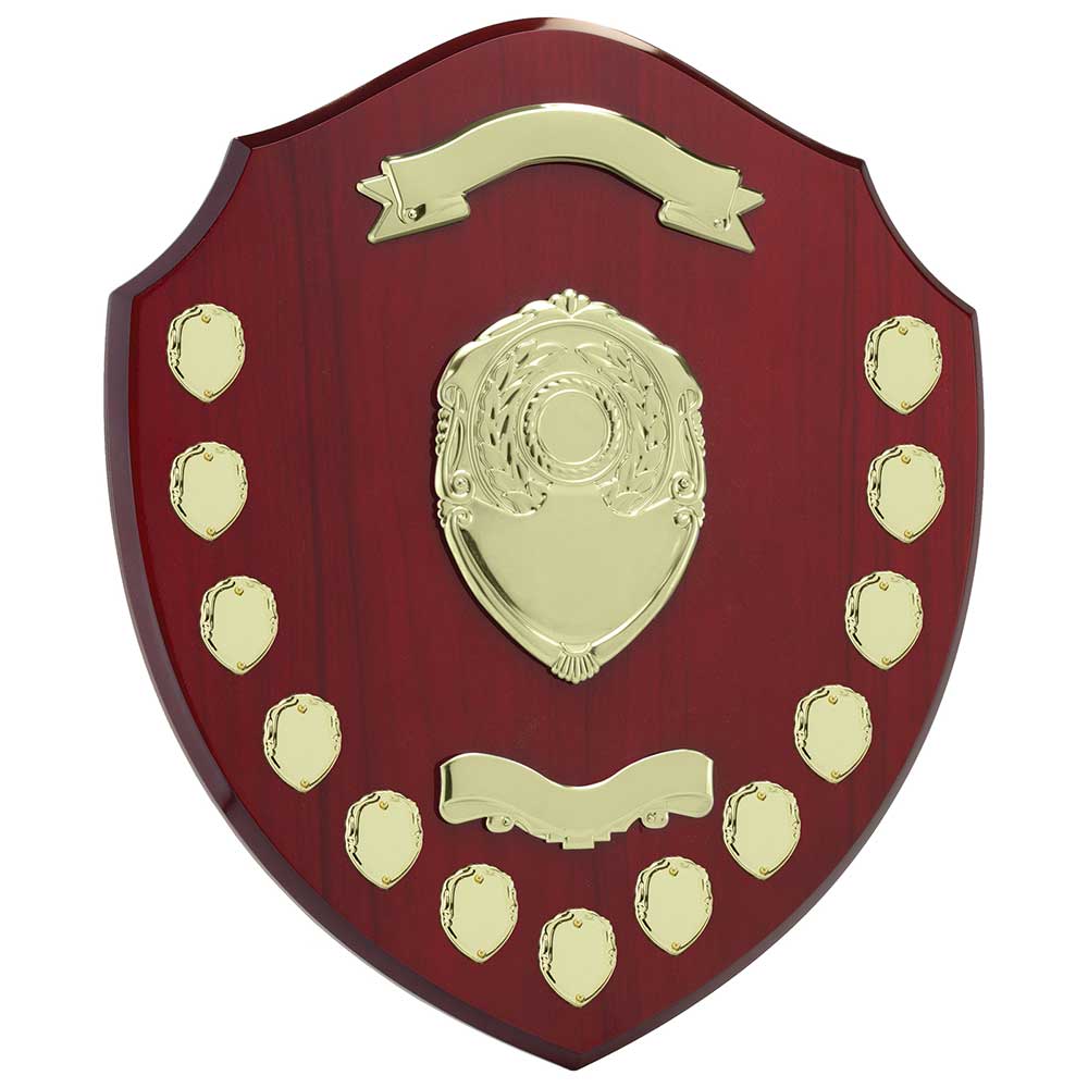 Mountbatten Annual Shield Award - Rosewood & Gold