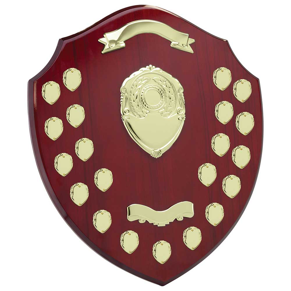 Mountbatten Annual Shield Award - Rosewood & Gold