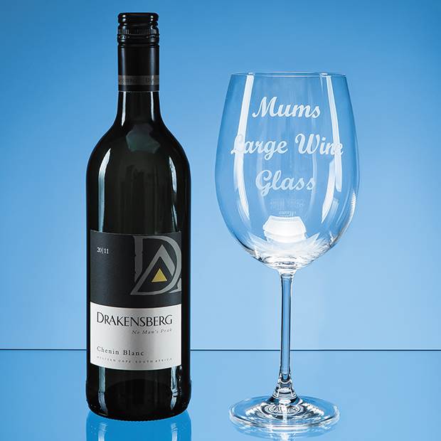 850ml 'Grande Vino' Full Bottle of Wine Glass*