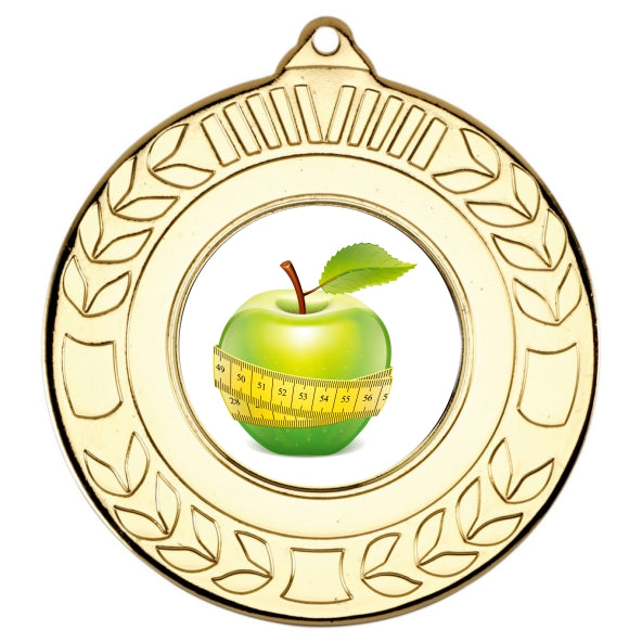 Slimming Gold Laurel 50mm Medal