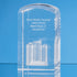 Crystal Dome Tower Award (Subsurface Engraved)