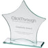 Personalised Jade Glass Star Plaque Award