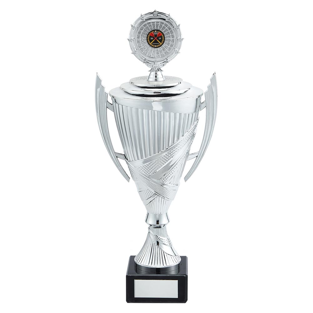 Crusader Plastic Trophy Cup - Silver