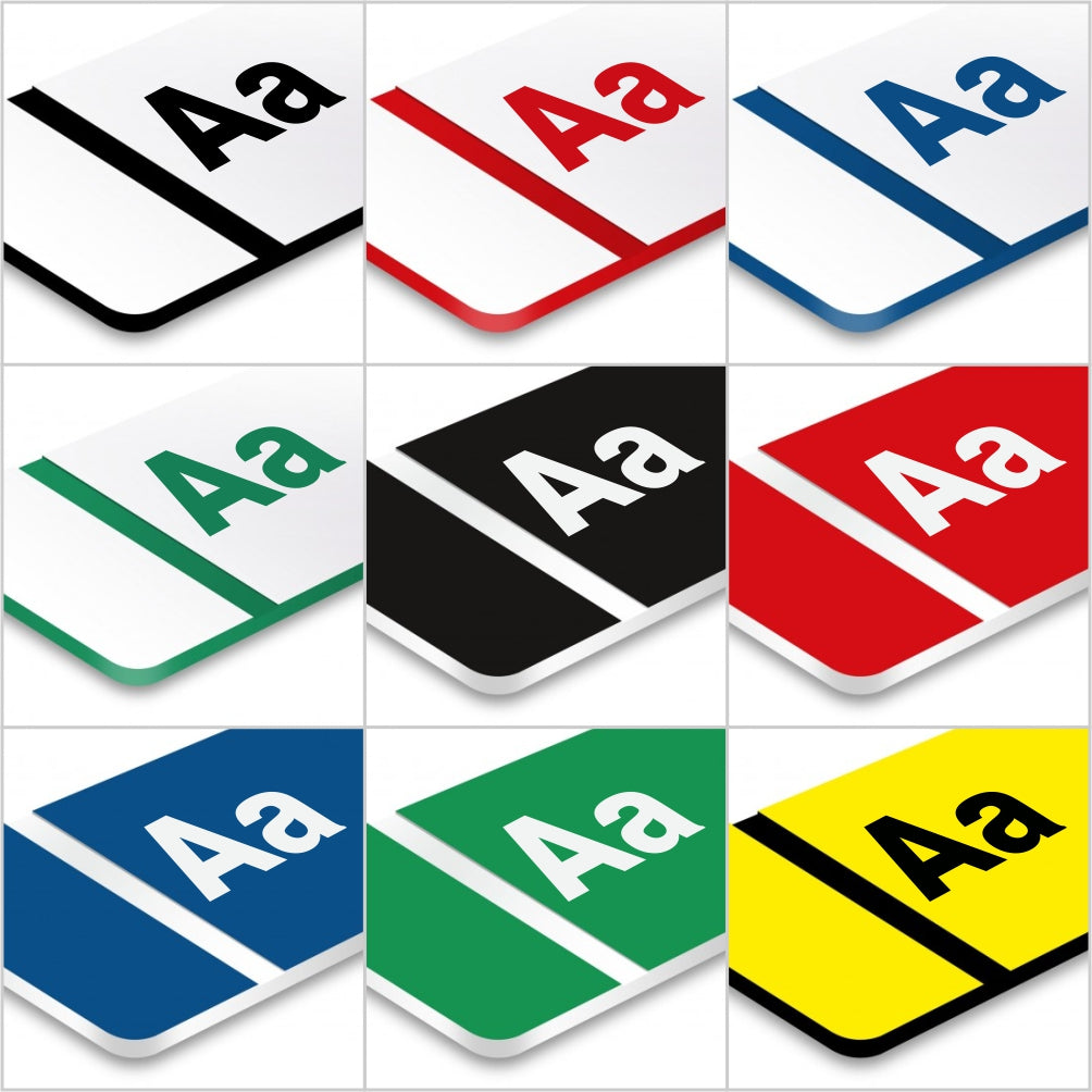 Coloured Laminate (Traffolyte) Plaque - Choice Of Colours