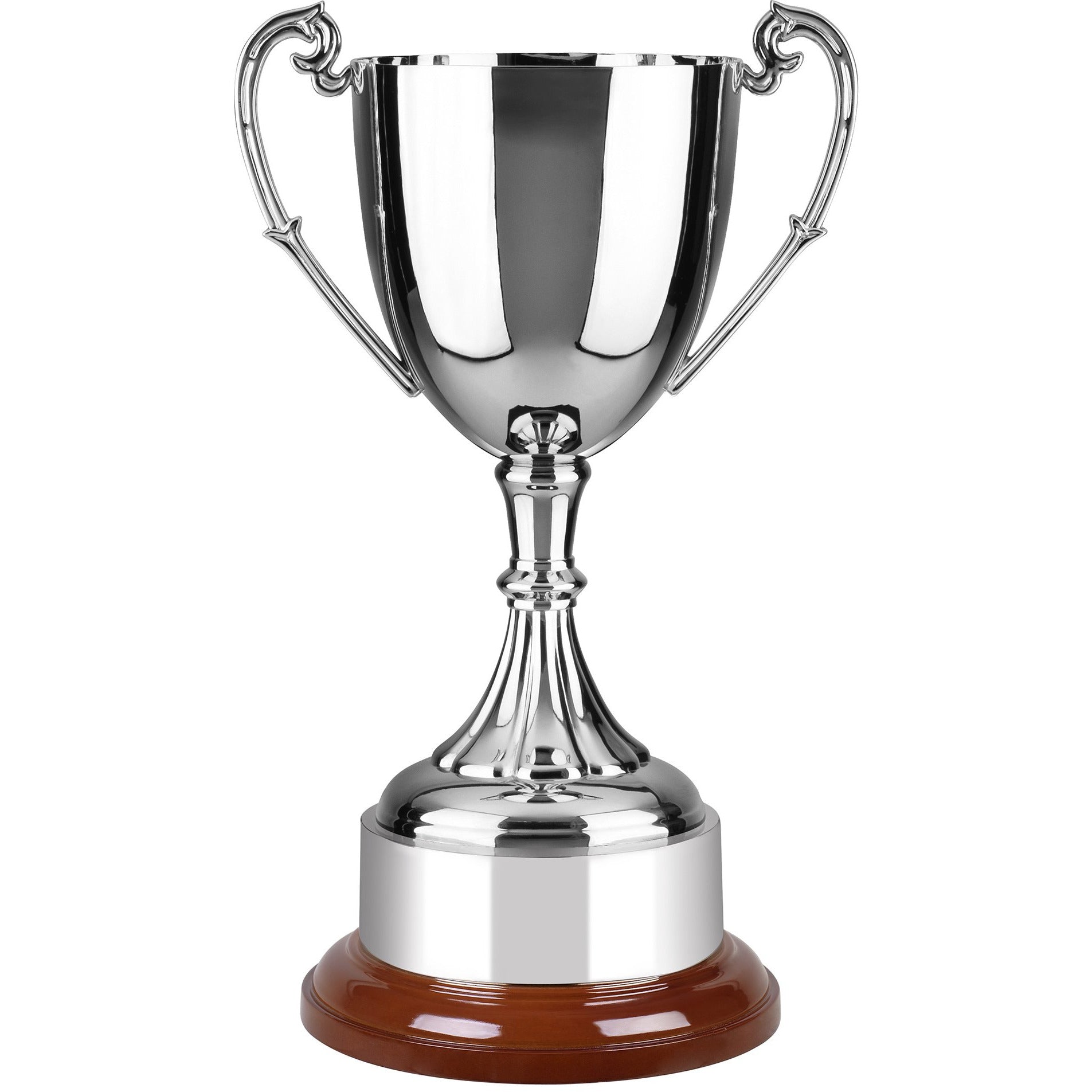 Fluted Endurance Trophy Cup on Rosewood Base