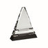 Glass Award - Pyramid On Black Base