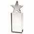 Clear Glass Block Award With Glass Star