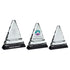 Glass Award - Pyramid On Black Base