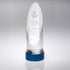 Personalised Glass Oval Column Award on Blue Base