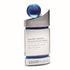 Clear/Blue Domed Glass Award - Plaque With Blue Globe