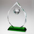 Personalised Golf Ball Glass Trophy Plaque