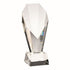 Clear Glass Award - Obelisk On Base