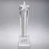 Personalised Glass Star Statue Award on Base
