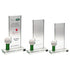 Clear/Green Glass Rectangle With Golf Ball