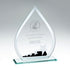 Jade Glass Star Award (Teardrop Plaque)