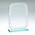 Jade Glass Award - Rectangle With Silver-Lined Print