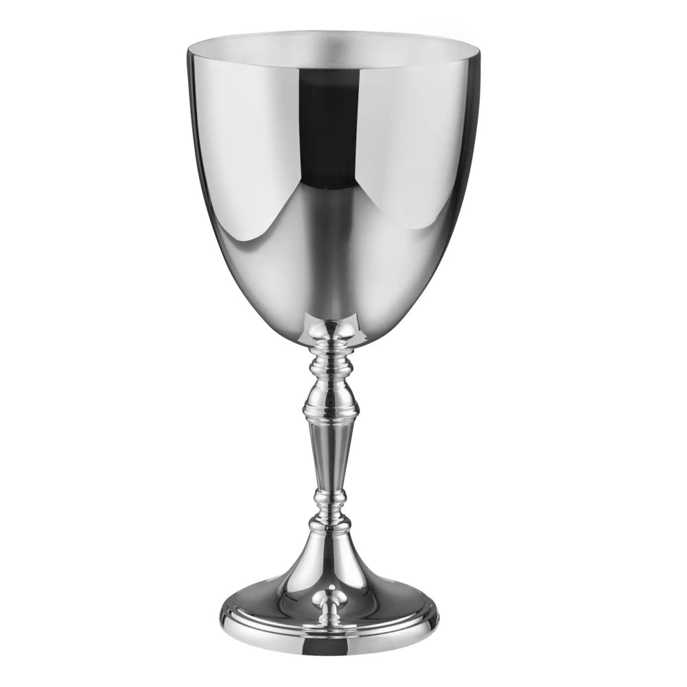 Personalised Silver Plated Traditional Goblet