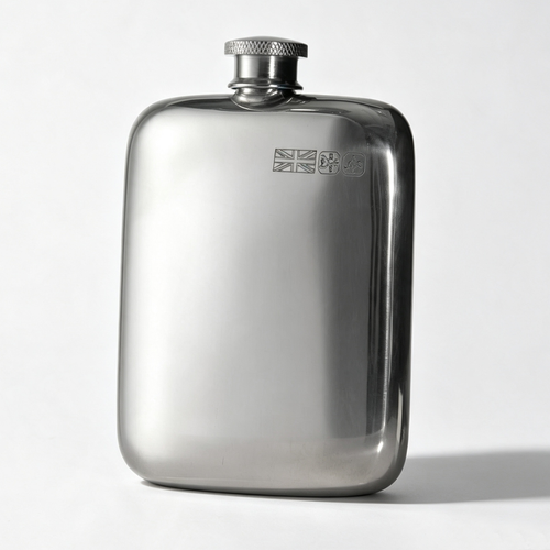 6oz Pewter Pocket Flask