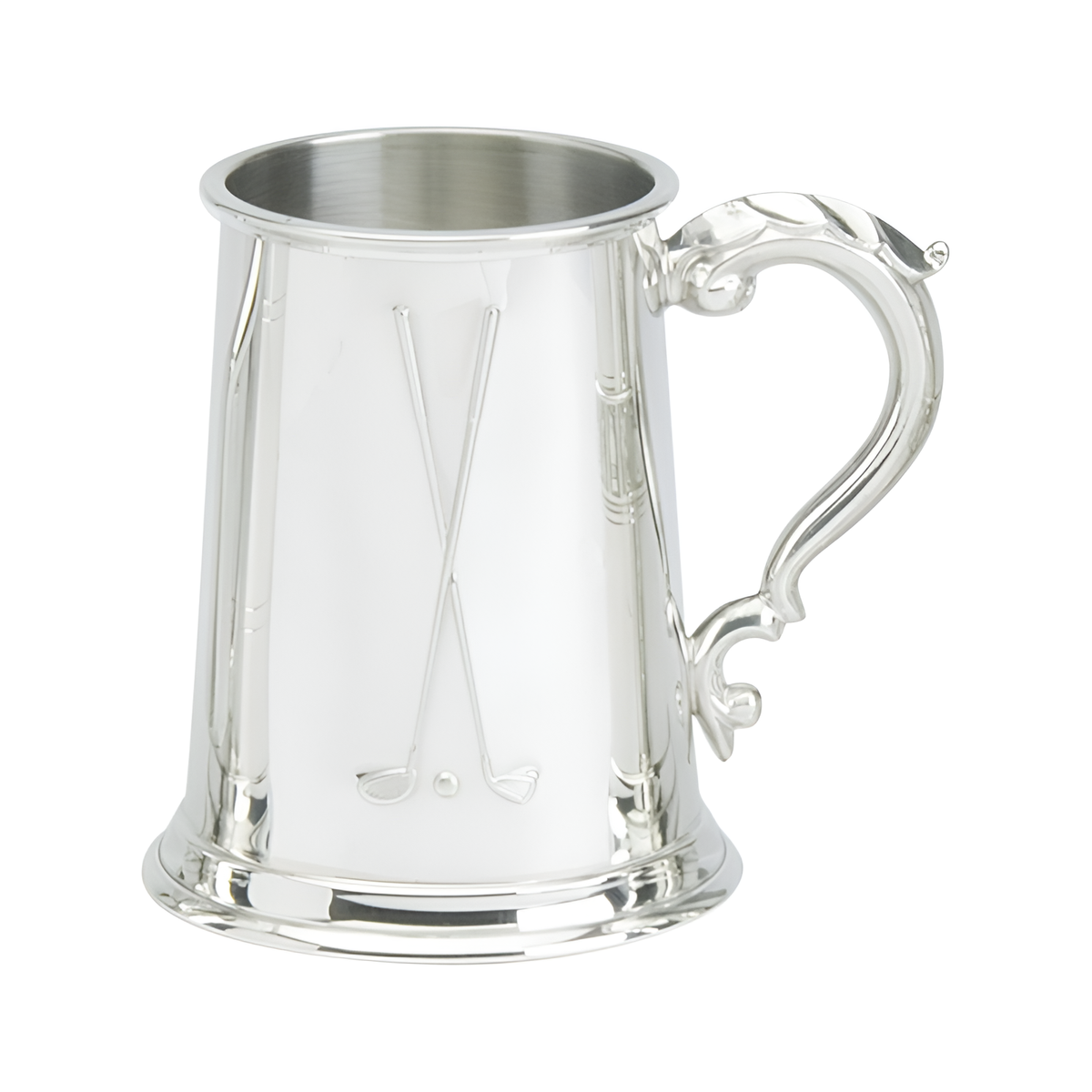 1pt Pewter Tankard - Golf Clubs
