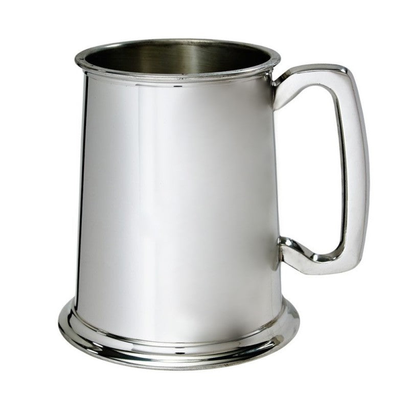 1pt English Pewter Tankard - Plain