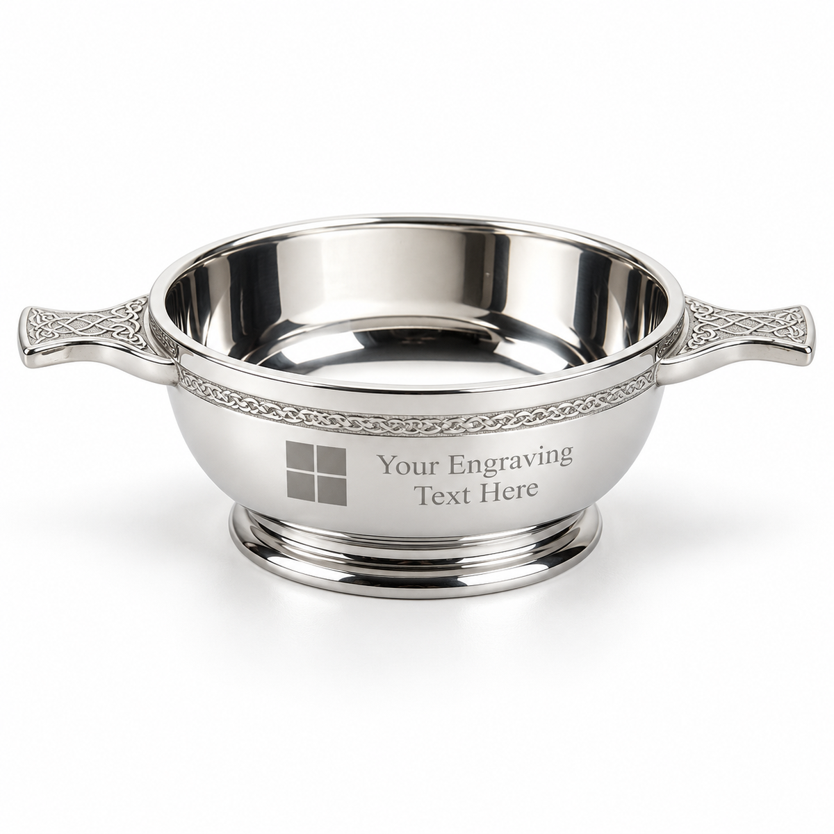 5in Pewter Quaich Bowl