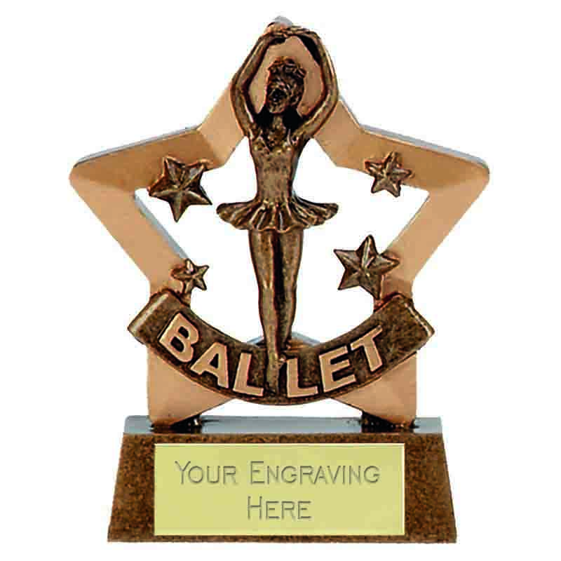 Mini Star Ballet Award 3.25in (CLEARANCE)