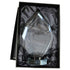 Personalised Clear Glass Award - Diamond On Black And Clear Round Base