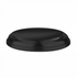 Round Wooden Trophy Base (Black) - With Optional Plinth Band