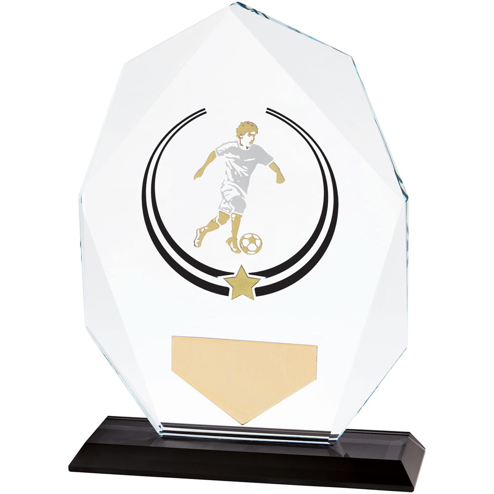 Glacier Football Glass Award 160mm (CLEARANCE)