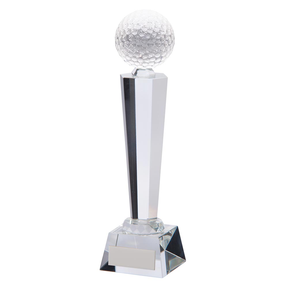 Interceptor Golf Crystal Award (CLEARANCE)