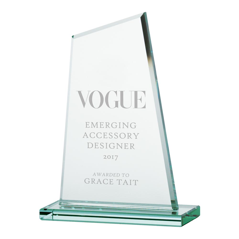 Vanquish Jade Crystal Award (CLEARANCE)
